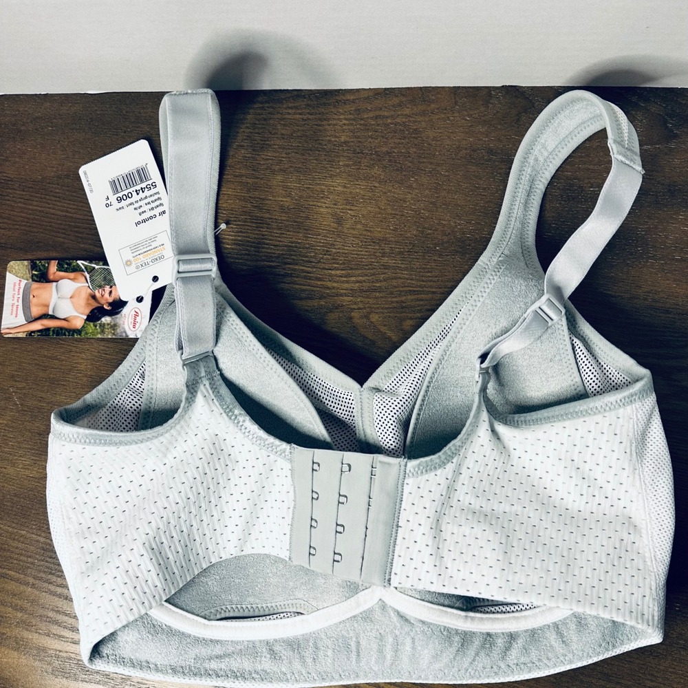 NEW Anita Air Control Sports Bra White Full Support Padded Wireless 32 F - Picture 4 of 6